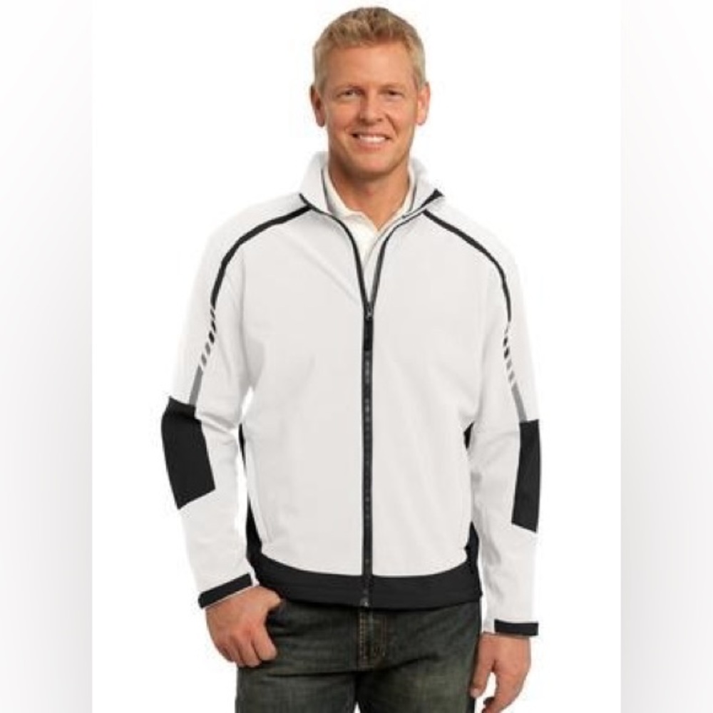 Port Authority soft shell jacket- SZ L AMERITAS Custom Embroidery . SZ L - Picture 3 of 13
